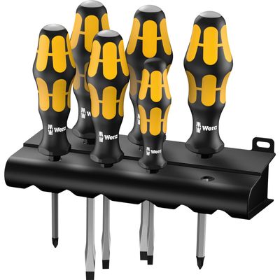 932/6 Schroevendraaierset Kraftform Schroevendraaier