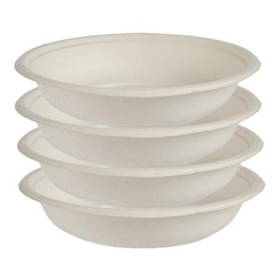 Kinvara diepe wegwerp bordjes - 32x stuks - 750 ml - composteerbaar Kinvara diepe wegwerp bordjes - 32x stuks - 750 ml - composteerbaar
