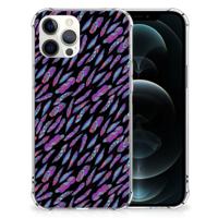 iPhone 12 Pro Max Doorzichtige Silicone Hoesje Feathers Color