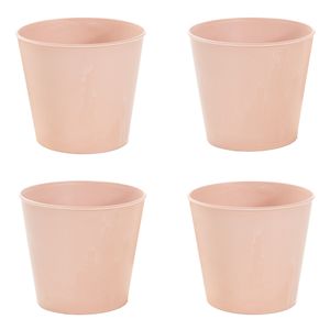 Roze sierpot 4-pack (gerecycled kunststof voor potmaat 12)
