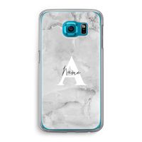 Ivory Marble: Samsung Galaxy S6 Transparant Hoesje
