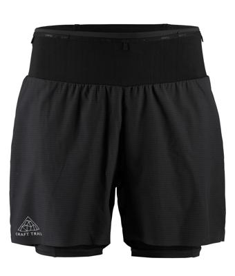 Craft PRO Trail hardloopbroek kort zwart heren M