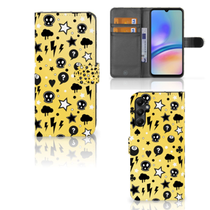 Telefoonhoesje met Naam Samsung Galaxy A05s Punk Geel