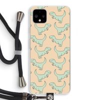 Dinos: Pixel 4 XL Transparant Hoesje met koord