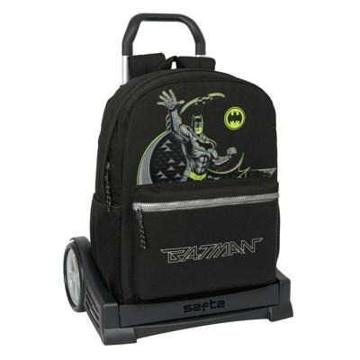 Schoolrugzak met Wielen Batman Game over Zwart 32 x 43 x 14 cm