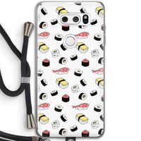 Sushi time: LG V30 Transparant Hoesje met koord