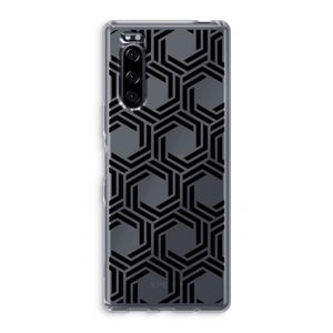 Geometrisch patroon: Sony Xperia 5 Transparant Hoesje