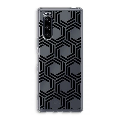 Geometrisch patroon: Sony Xperia 5 Transparant Hoesje
