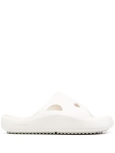 Off-White claquettes à découpes Meteor - Blanc