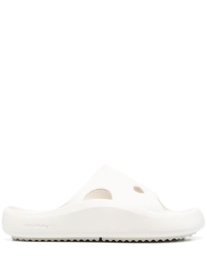 Off-White claquettes à découpes Meteor - Blanc