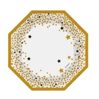 Wegwerp bordjes Wishes papier 8 stuks | 20 stuks