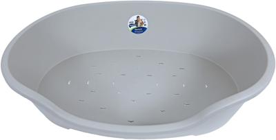 Moderna plastic hondenmand 95 cm warmgrijs - Gebr de boon