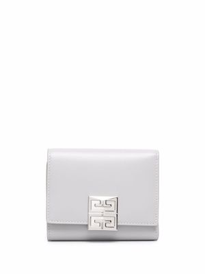 Givenchy portefeuille pliant à plaque 4G - Gris