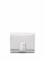 Givenchy portefeuille pliant à plaque 4G - Gris Givenchy portefeuille pliant à plaque 4G - Gris