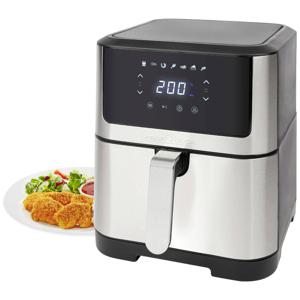 ProfiCook PC-FR 1269 H friteuse Dubbel 8 l Vrijstaand 1800 W Heteluchtfriteuse Zwart, Roestvrijstaal