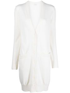 Malo cardigan boutonné en cachemire - Blanc