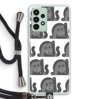 Cats: Samsung Galaxy A52s 5G Transparant Hoesje met koord
