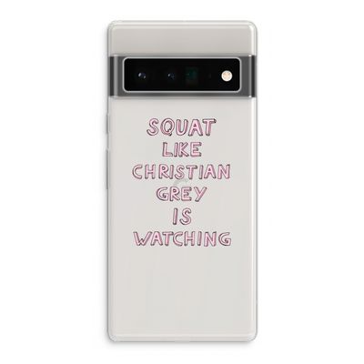 Christian Grey: Google Pixel 6 Pro Transparant Hoesje
