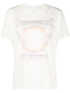 Zadig&Voltaire t-shirt Tommer à logo imprimé - Jaune