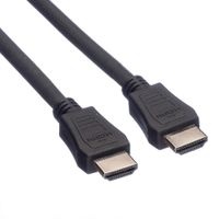 VALUE HDMI High Speed Cable met Ethernet M-M, LSOH, zwart, 3 m - thumbnail