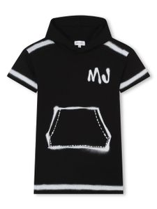 Marc Jacobs Kids robe en coton à logo imprimé - Noir