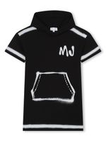 Marc Jacobs Kids robe en coton à logo imprimé - Noir - thumbnail