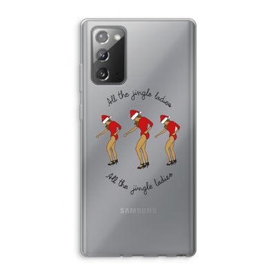 Jingle Ladies: Samsung Galaxy Note 20 / Note 20 5G Transparant Hoesje