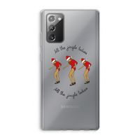 Jingle Ladies: Samsung Galaxy Note 20 / Note 20 5G Transparant Hoesje