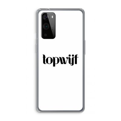 Topwijf Wit: OnePlus 9 Pro Transparant Hoesje