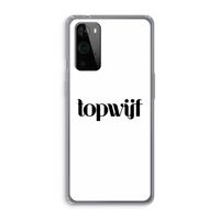 Topwijf Wit: OnePlus 9 Pro Transparant Hoesje