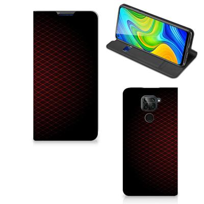 Xiaomi Redmi Note 9 | Hoesje met Magneet | Geruit Rood