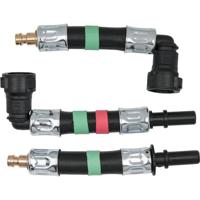 KS Tools 150.1867 Adapterset 3-delig SAE 10 x 20 mm (groen)