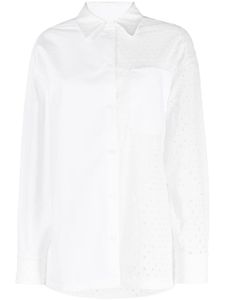 Kenzo chemise à broderie anglaise - Blanc