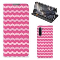 OnePlus Nord | Hoesje met Magneet | Waves Pink