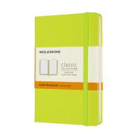 Notitieboek moleskine pocket 90x140 ln hc lem gn
