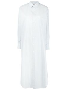 Auralee robe-chemise à rayures - Bleu