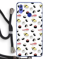 Sushi time: Honor Note 10 Transparant Hoesje met koord Sushi time: Honor Note 10 Transparant Hoesje met koord