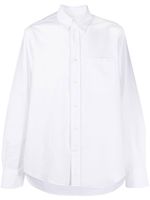 Norse Projects chemise en coton biologique à manches longues - Blanc