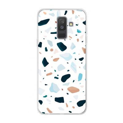 Terrazzo N°13: Samsung Galaxy A6 Plus (2018) Transparant Hoesje