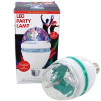 Disco lamp E27 - LED - draaiend - 30 kleureneffecten - party lichten