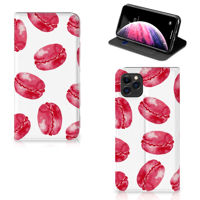 Apple iPhone 11 Pro Max | Flip Style Cover | Pink Macarons