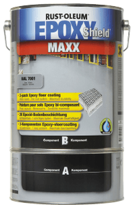 rust-oleum epoxyshield maxx 2k-epoxyvloercoating engels rood 5 ltr