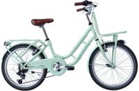 Retro 22 Inch 34 cm Meisjes 6V V-Brakes Lichtgroen