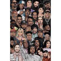 Poster Hip Hop Icons 61x91,5cm - thumbnail