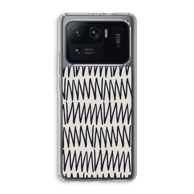 Marrakech Zigzag: Xiaomi Mi 11 Ultra Transparant Hoesje
