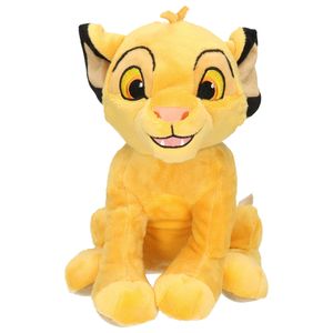 Bruine Disney Simba leeuw knuffels 20 cm knuffeldieren   -