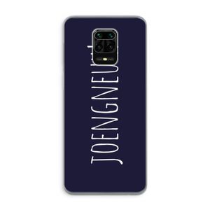 Joengneuh!: Xiaomi Redmi Note 9 Pro Transparant Hoesje