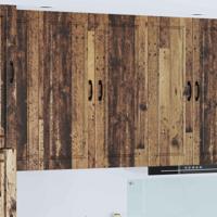 Keukenkast met plank Oudhout 40 x 31 x 100 cm Bewerkt hout