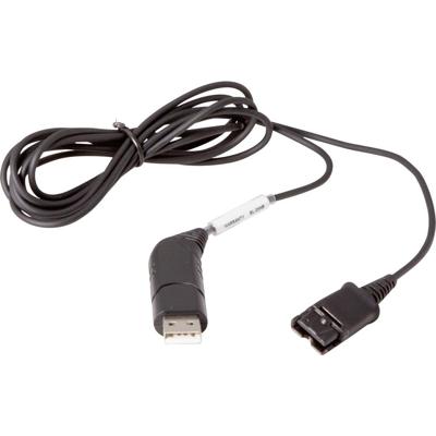 Auerswald USB Aansluitkabel [1x USB - 1x QD-stekker] Meerdere kleuren
