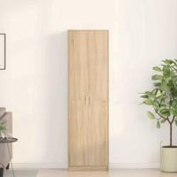 Kledingkast Sonoma eiken 55 x 25 x 189 cm Bewerkt hout